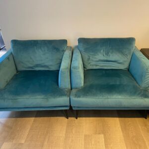 Poltroncine in velluto Ego mod. Sophia